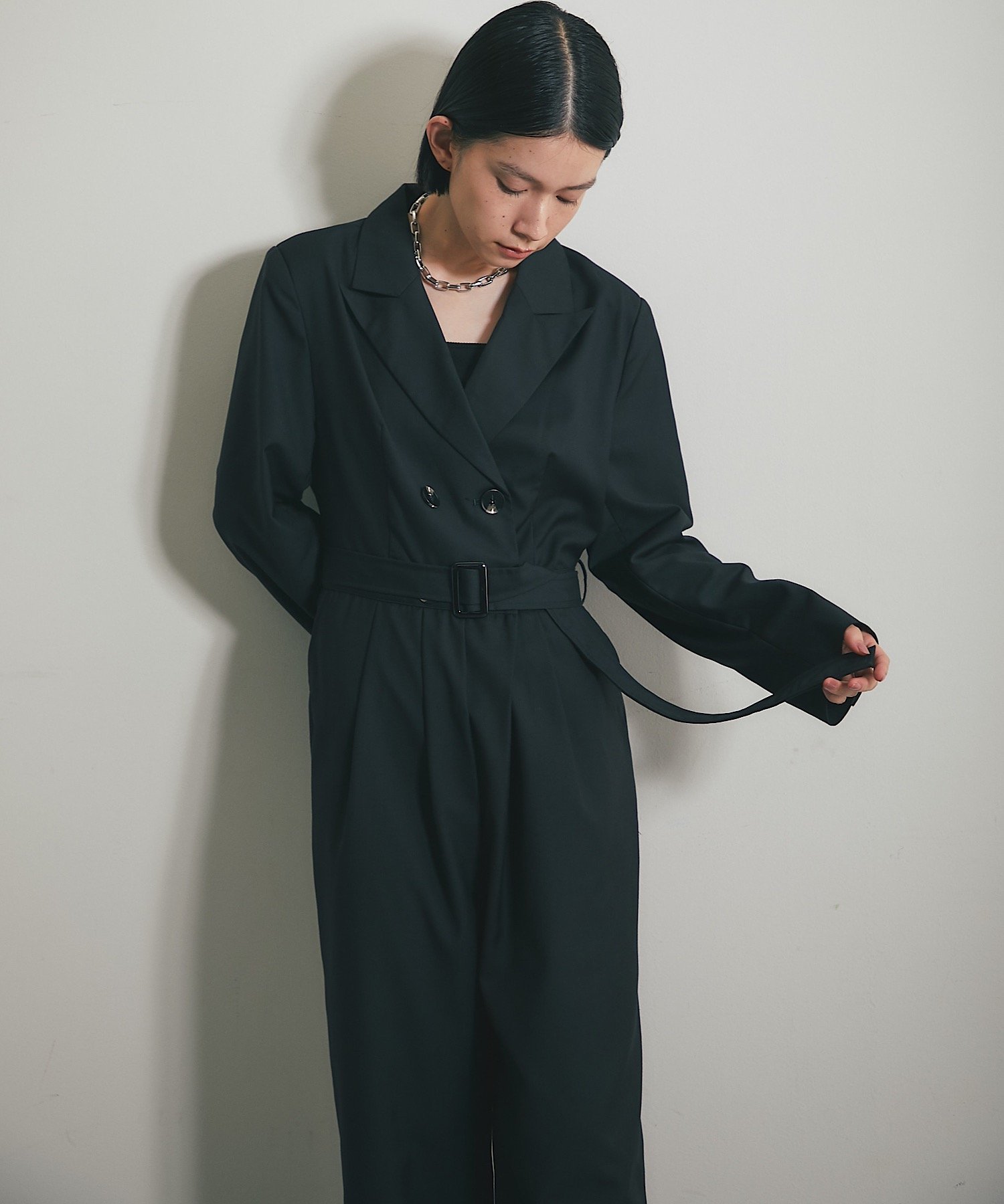 SMILE ORCHID｜オールインワンロング丈ワイドパンツドレス | Rakuten