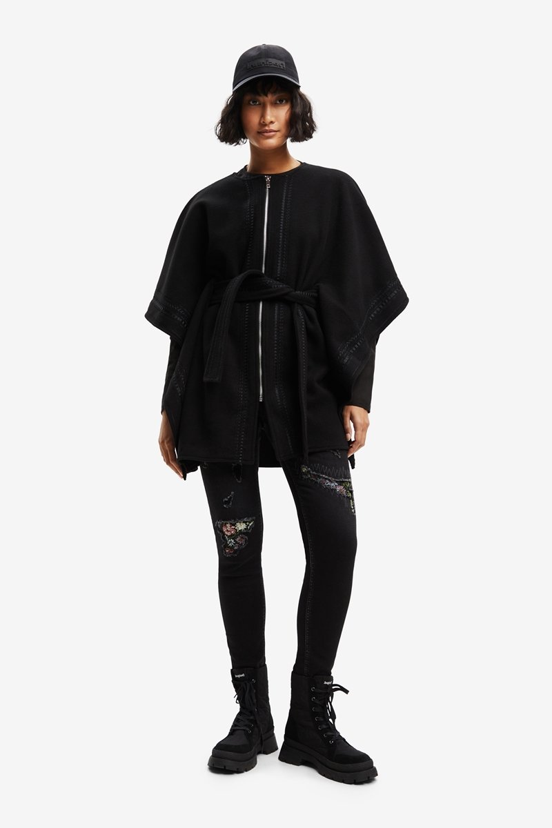 Desigual × シルクドソレイユ コラボ 刺繍コート大きいサイズ