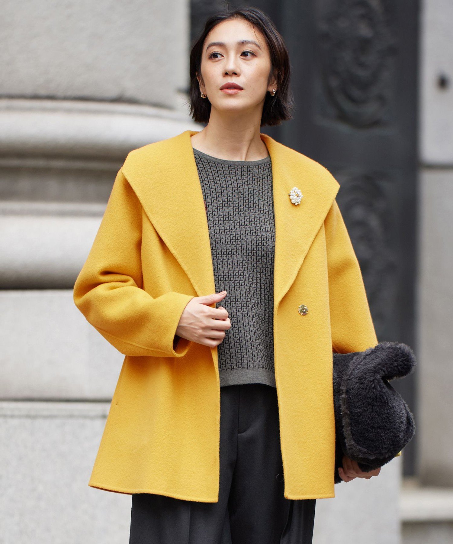 自由区｜【カタログ掲載】ウールリバーショート コート | Rakuten