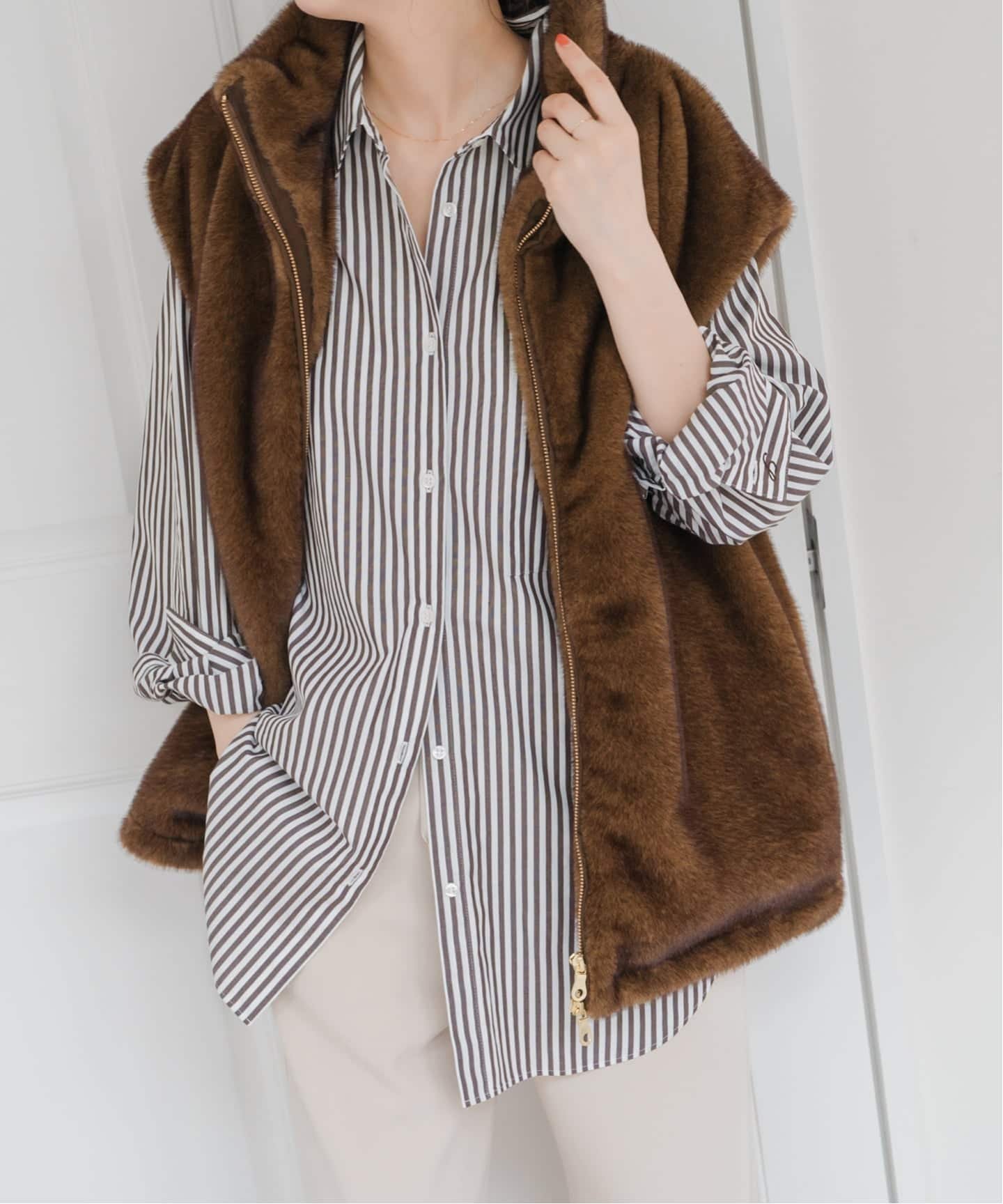 Spick & Span｜《WEB限定 / 追加2》50コットンオーバーシャツ