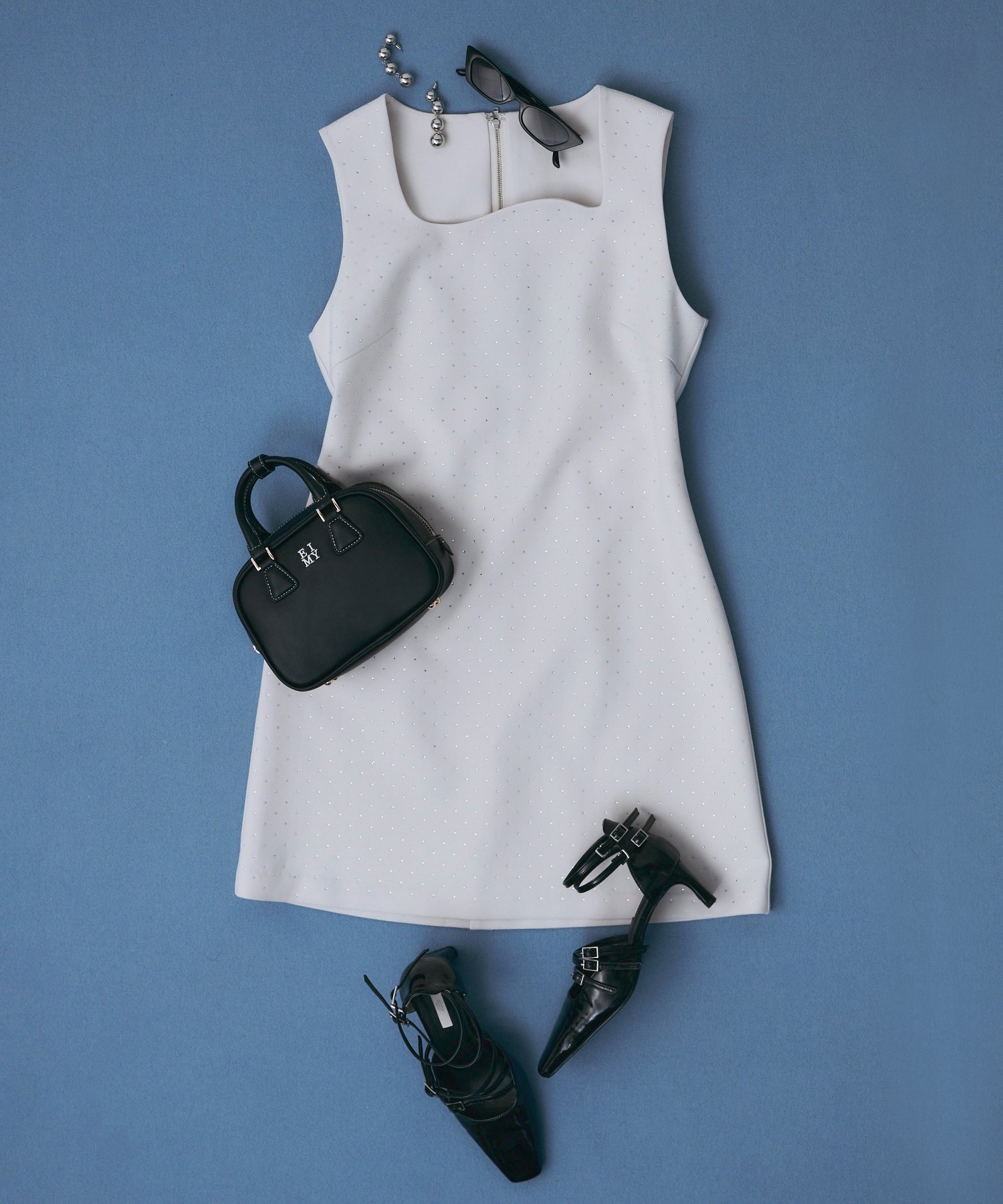 EIMY ISTOIRE｜ビジュートリムミニワンピース | Rakuten Fashion(楽天