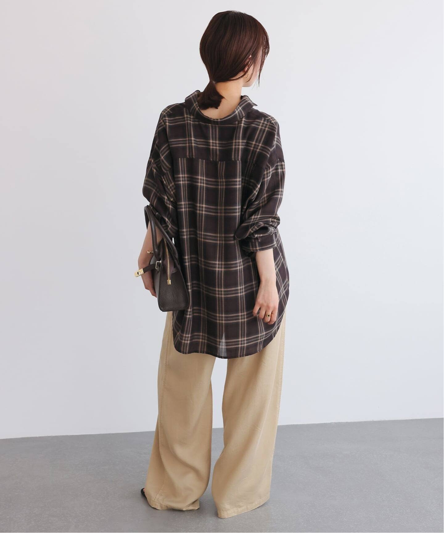 SLOBE IENA｜《追加》ビエラチェックルーズシャツ | Rakuten Fashion