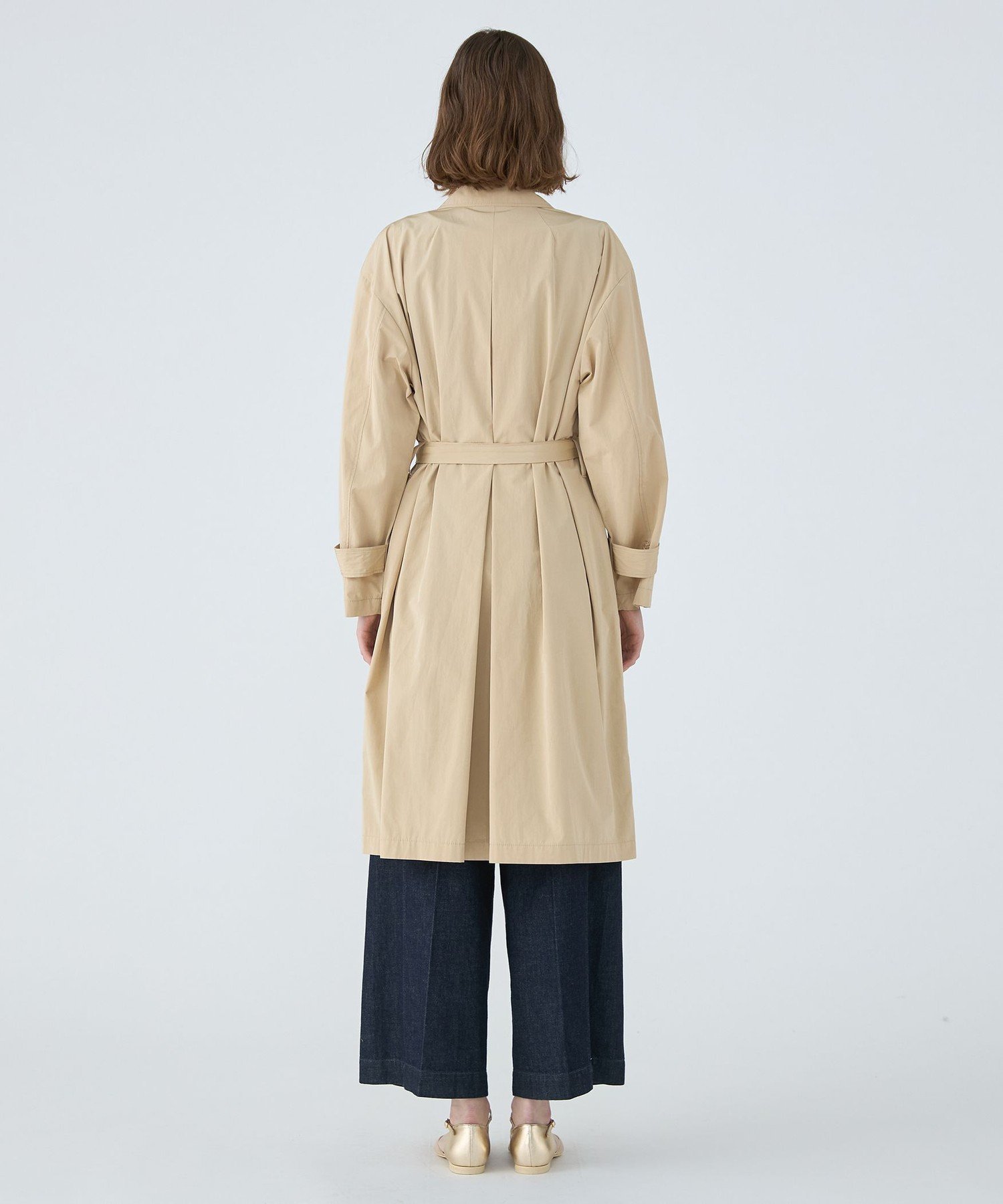 TOMORROWLAND｜ウォーターレぺレントタフタ ベルテッドコート