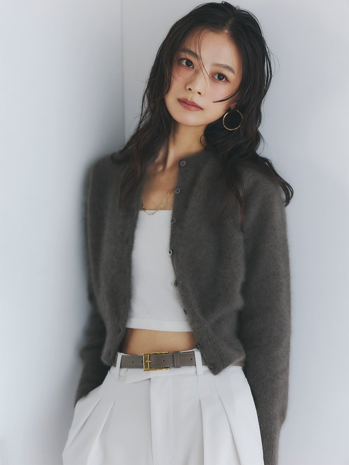 anuans｜ラクーンフォックスショートカーディガン | Rakuten Fashion