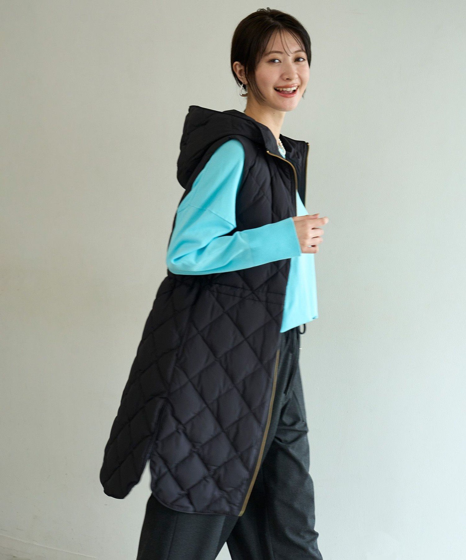 UNFILO｜【TAION×UNFILO 】フード付きジレ | Rakuten Fashion(楽天