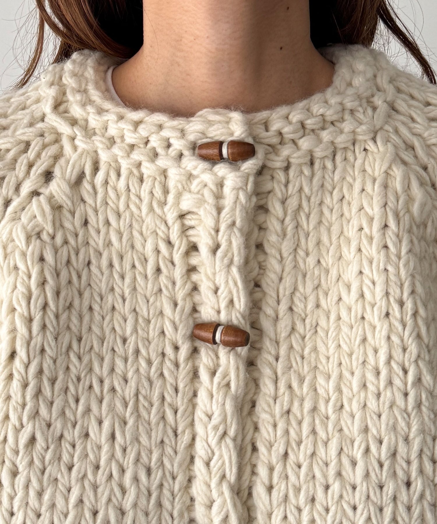 CANAL JEAN｜El mar ウール混ローゲージカーディガン | Rakuten