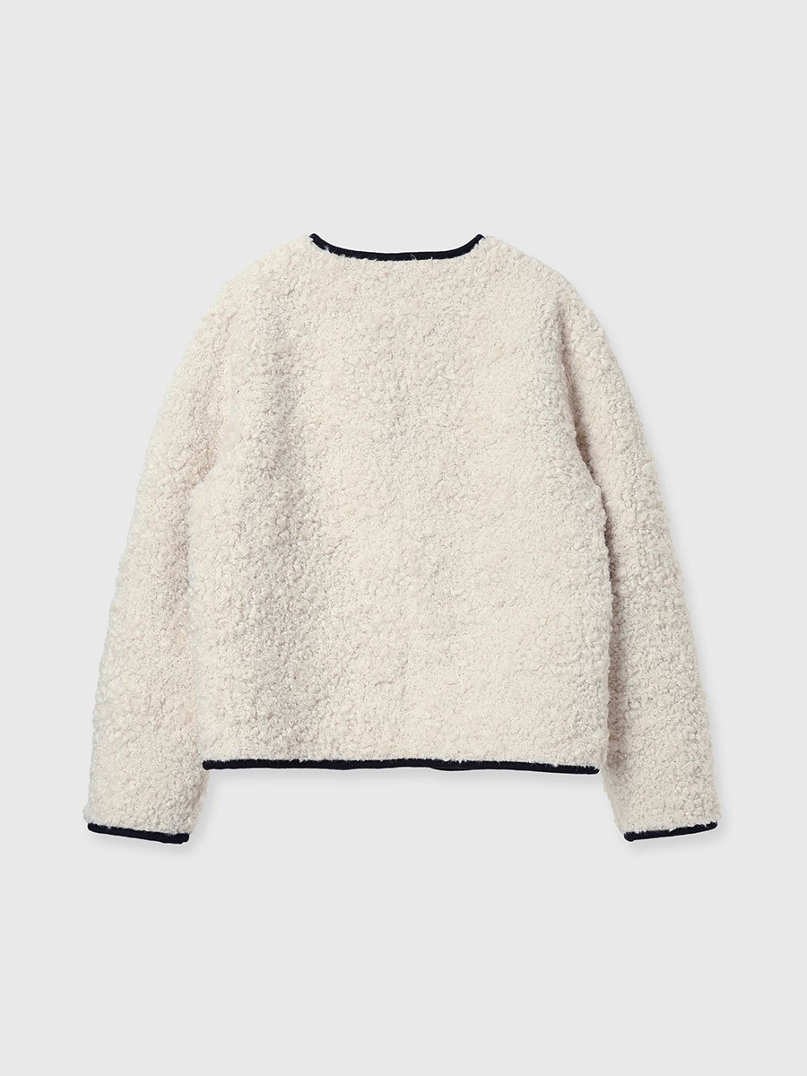 anuans｜ECOPELパイピングボアジャケット | Rakuten Fashion(楽天