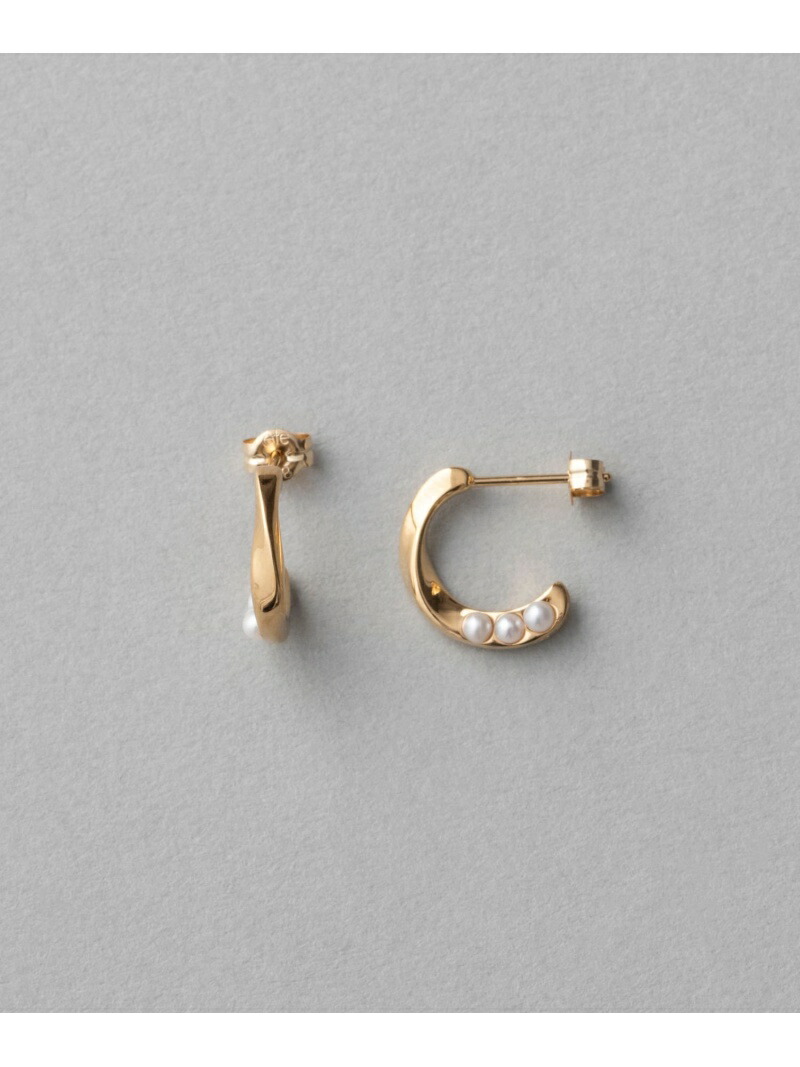 ete｜パール ツイスト フープピアス | Rakuten Fashion(楽天
