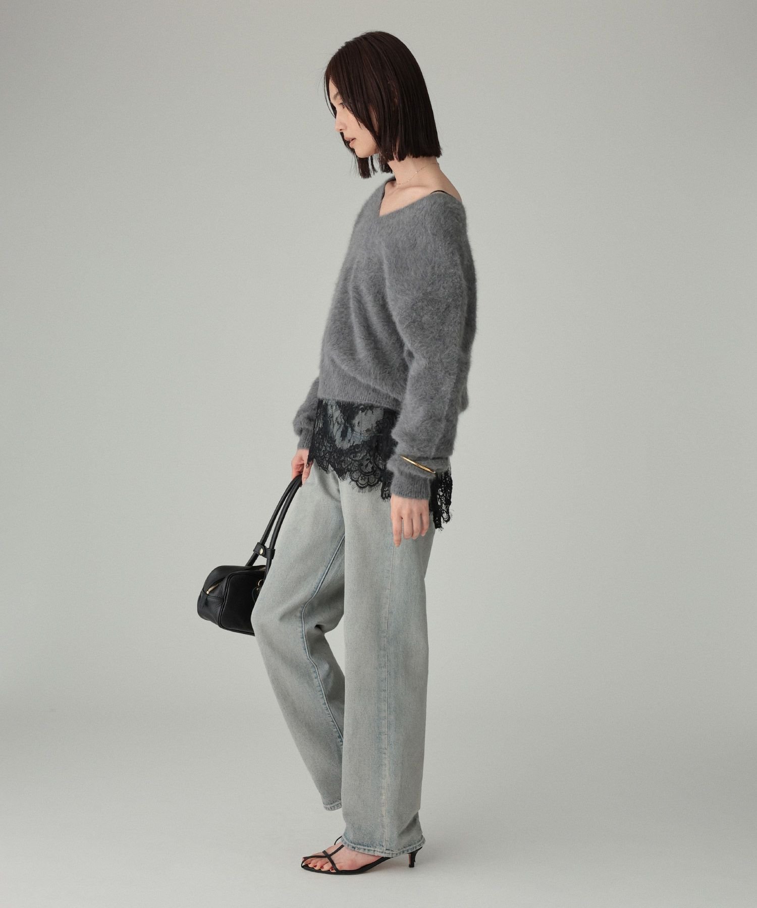 BABYLONE｜FOXカシミヤ2WAYプルオーバー | Rakuten Fashion(楽天