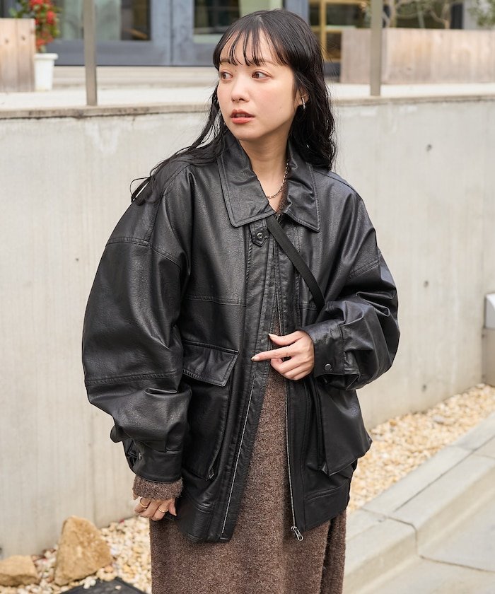 FREAK'S STORE｜フェイクレザーブルゾン 24AW | Rakuten Fashion(楽天