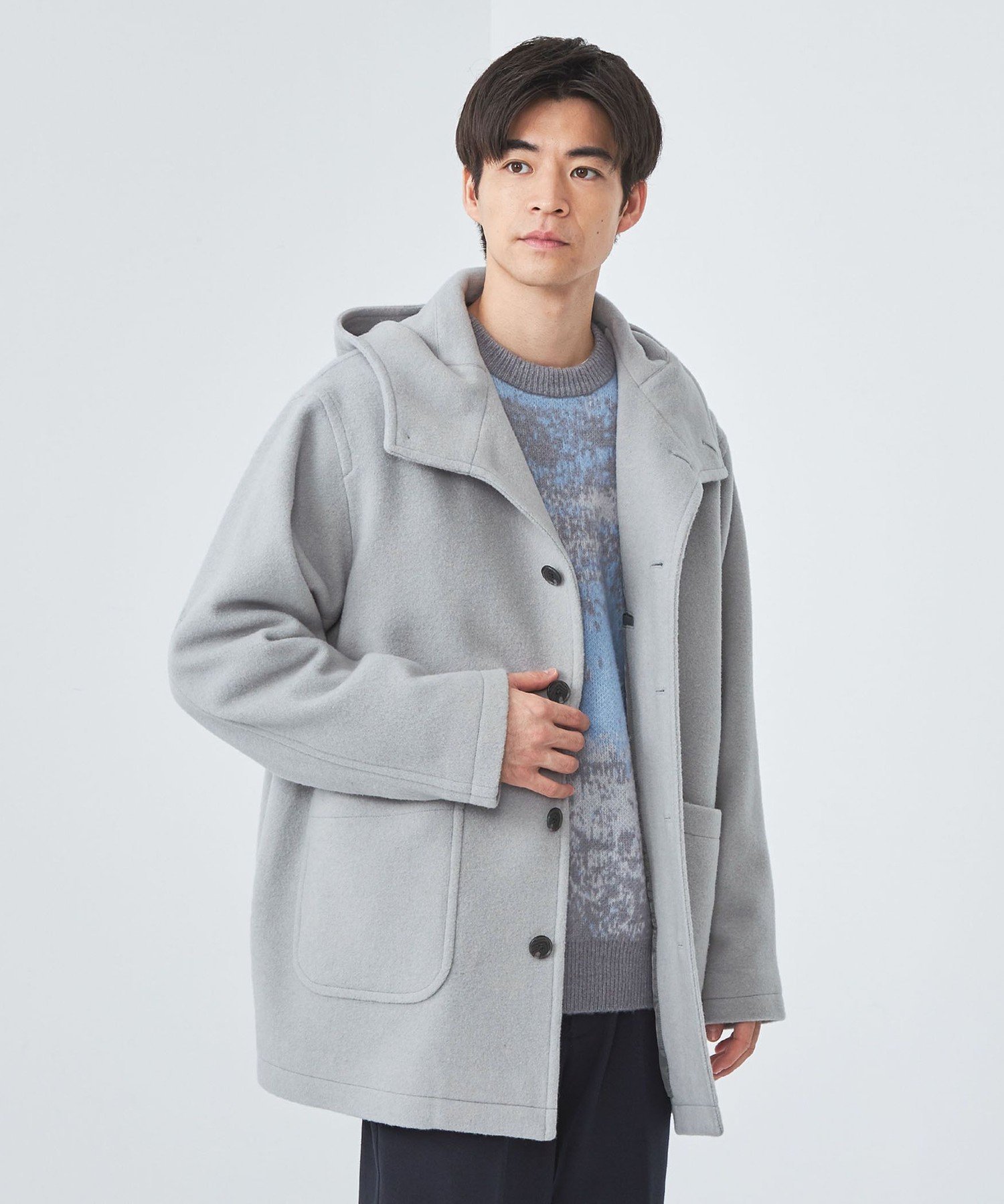 UNITED ARROWS LTD. OUTLET｜ソフトメルトン ゲームパーカー フード