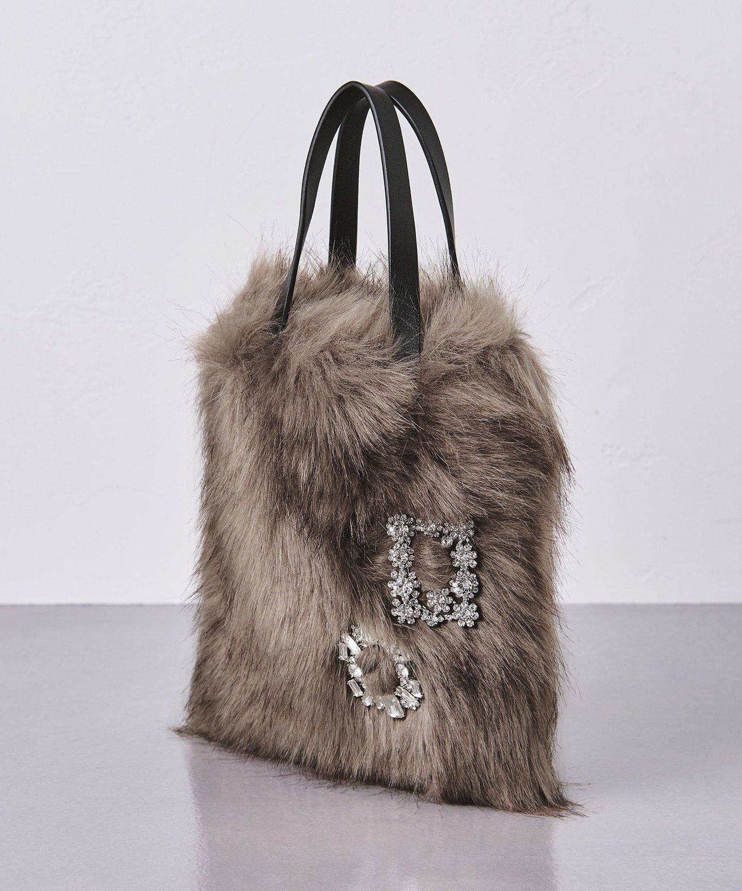 UNITED ARROWS LTD. OUTLET｜ビジューブローチ フェイクファー トート