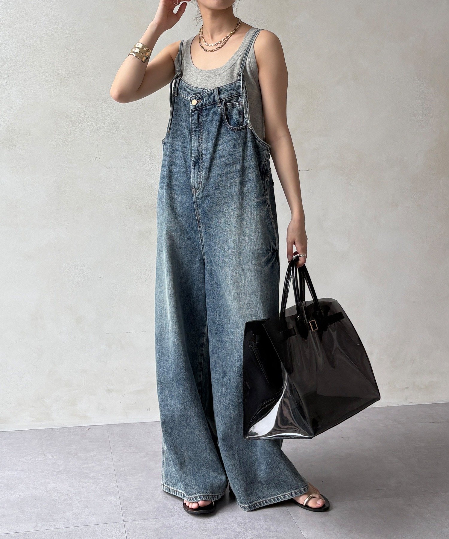 DOUDOU｜【WEB限定】 デニムオールインワン | Rakuten Fashion(楽天