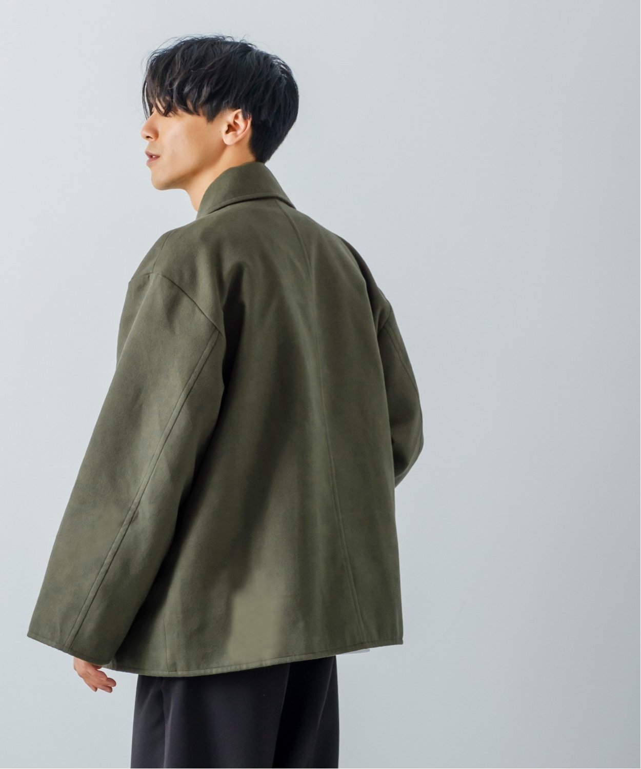 improves｜オーバーサイズ メルトン ピーコート | Rakuten Fashion