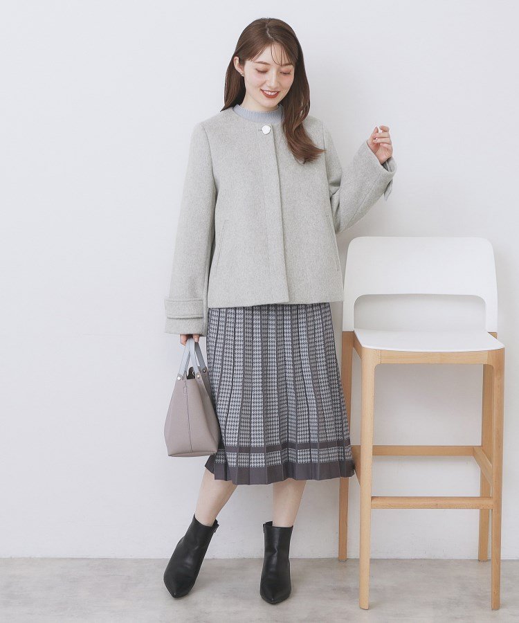 index｜ノーカラーショートコート | Rakuten Fashion(楽天ファッション