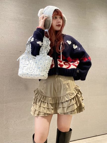 FURFUR｜リボンカウチンニットカーディガン | Rakuten Fashion(楽天