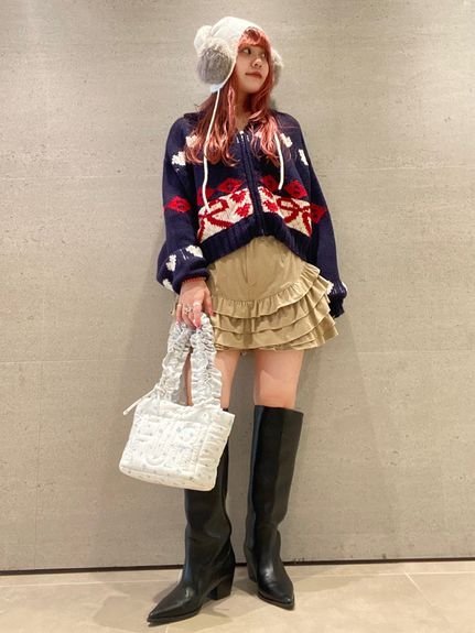 FURFUR｜リボンカウチンニットカーディガン | Rakuten Fashion(楽天