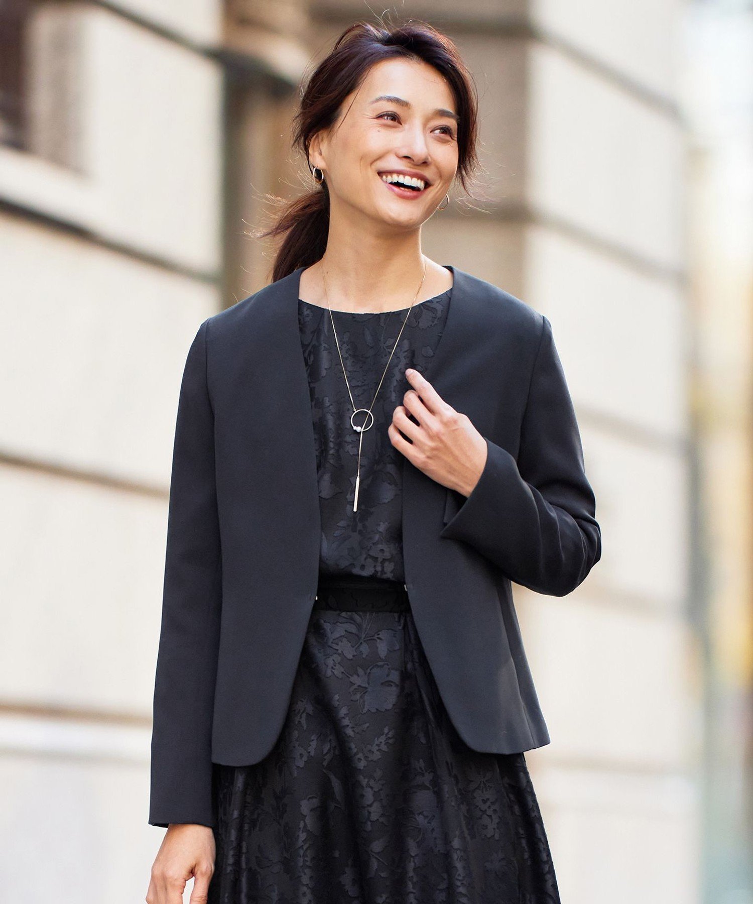 自由区｜【セットアップ対応・洗える】トリアセダブルクロスノーカラー