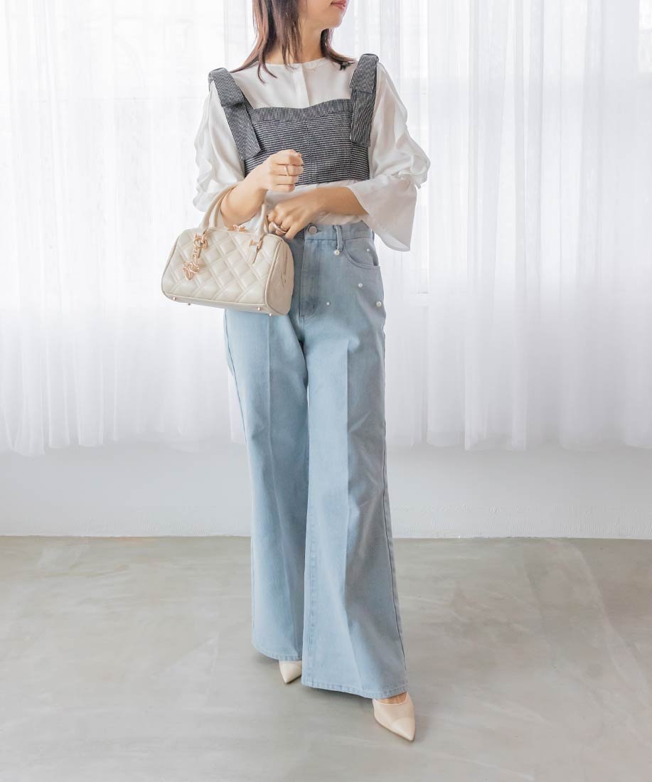 RANDA｜シアーリボンミュールパンプス | Rakuten Fashion(楽天