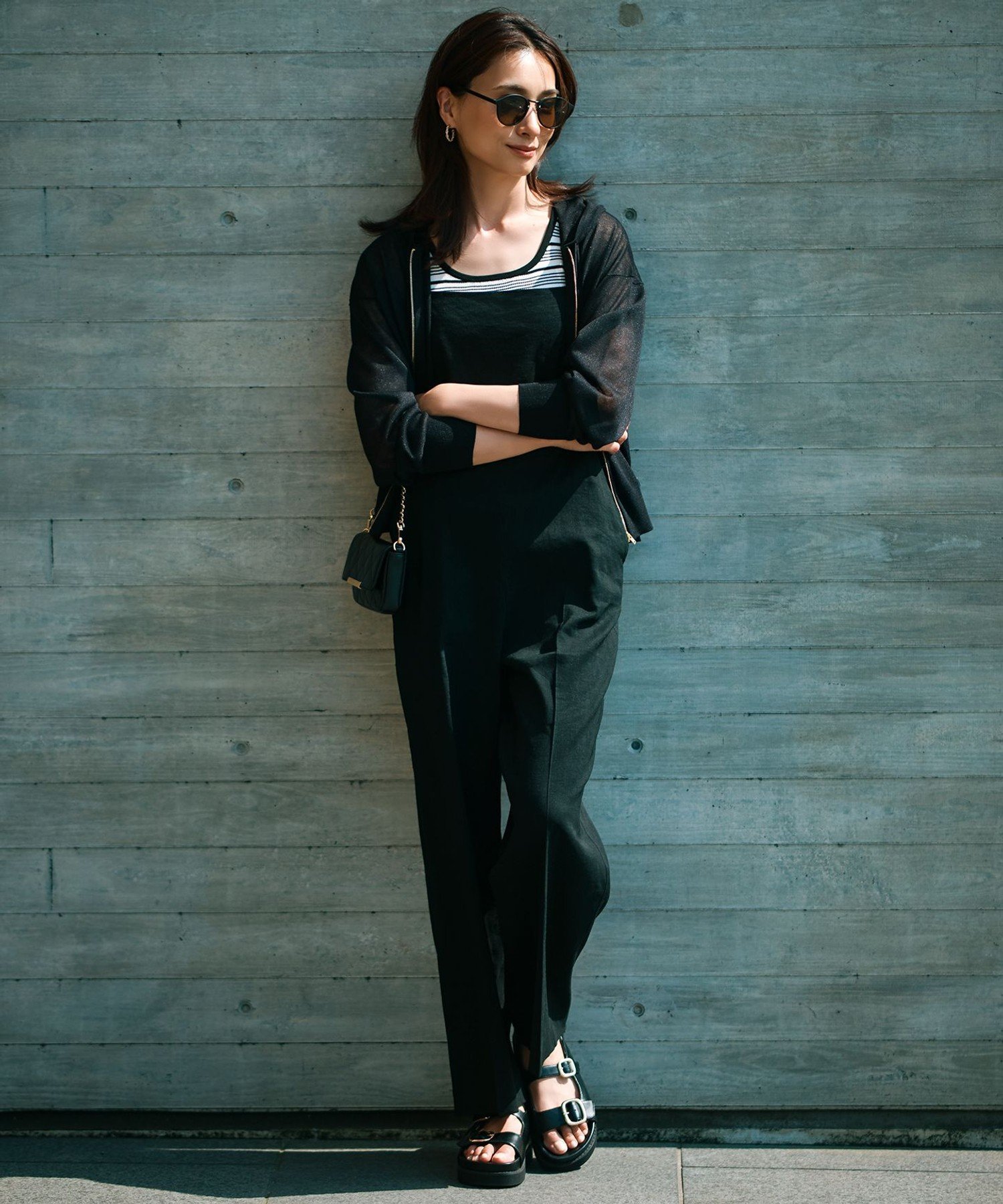 23区｜【CLASSY.6月号掲載/洗える】リネンレーヨンストレッチ