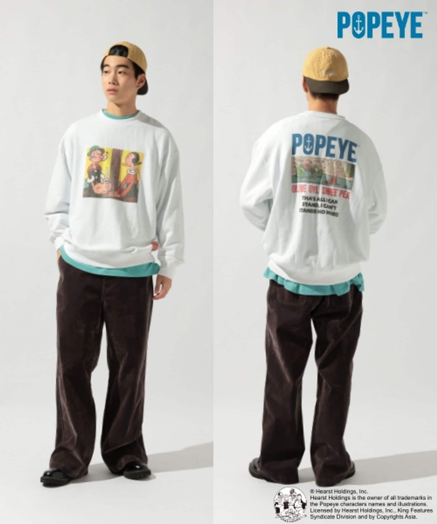 niko and ｜【POPEYE(TM)】CHARACTER PRINT SWEATSHIRT | Rakuten