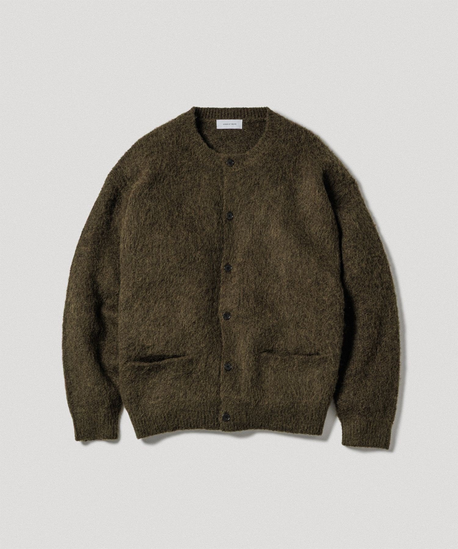 ADAM ET ROPE'｜モヘアミックス オーバーサイズ クルーネック