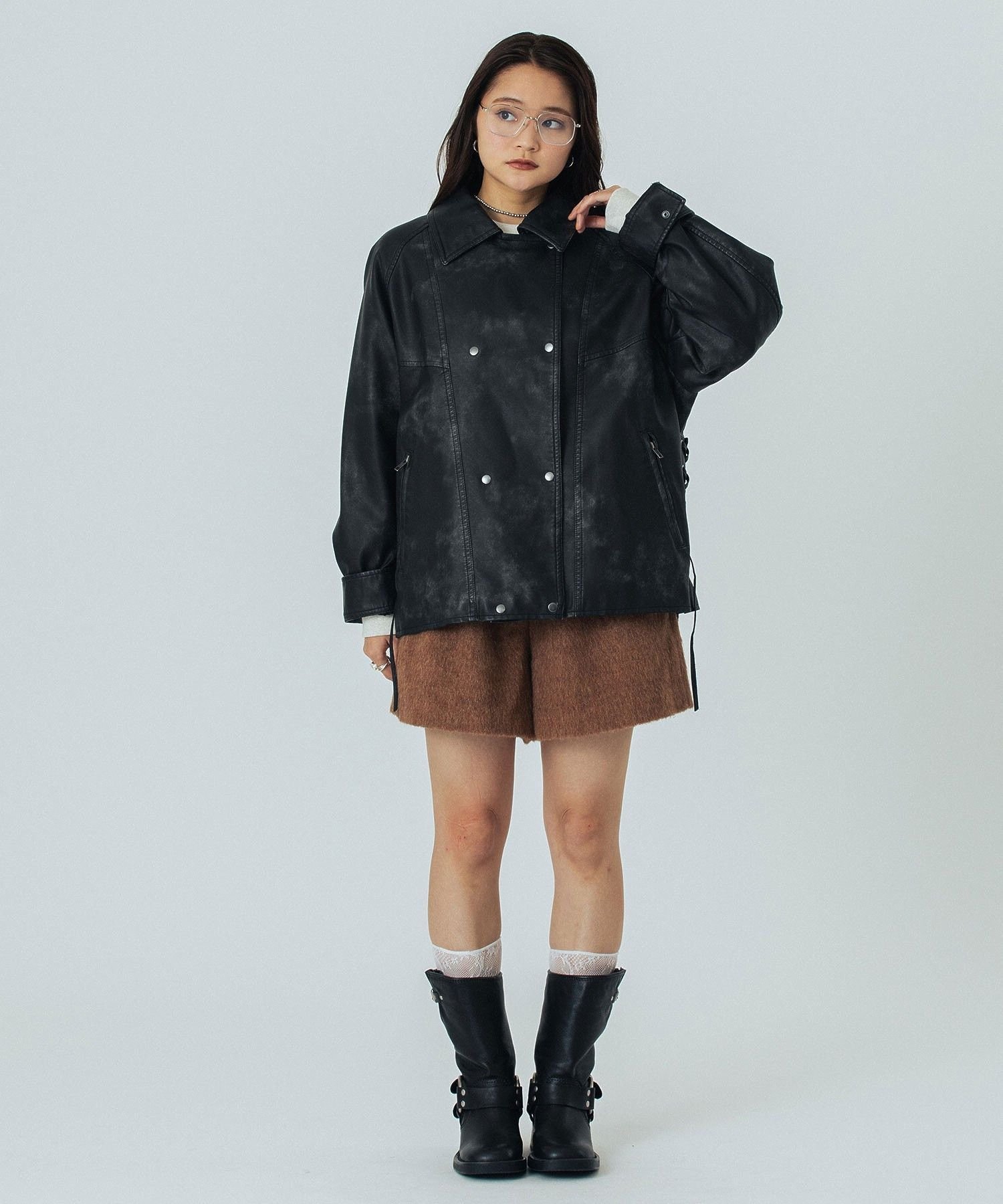 ROSE BUD｜LEATHER LIKE JACKET | Rakuten Fashion(楽天ファッション