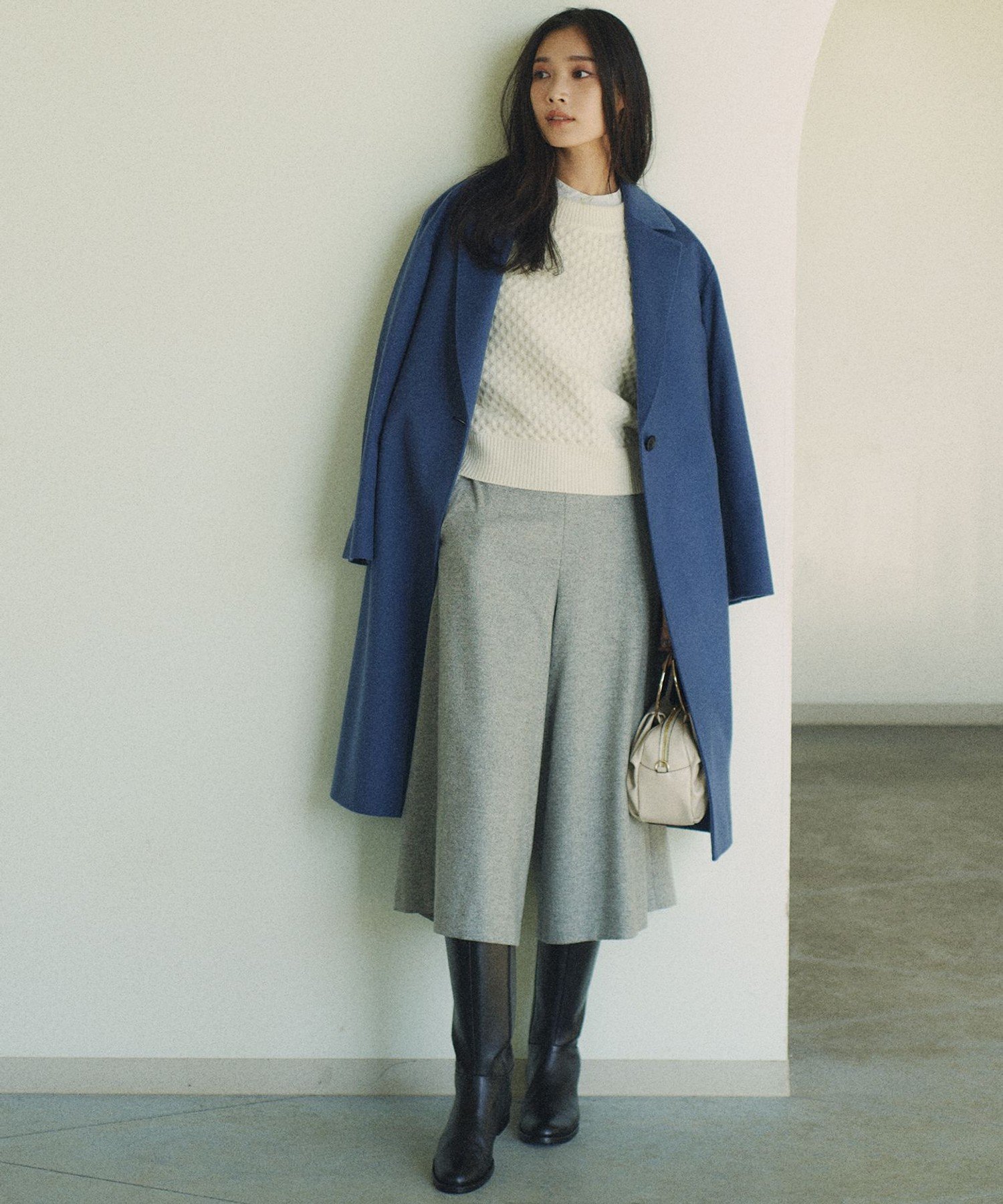 23区｜【滝沢眞規子さん着用】ウールカシミヤビーバー チェスター