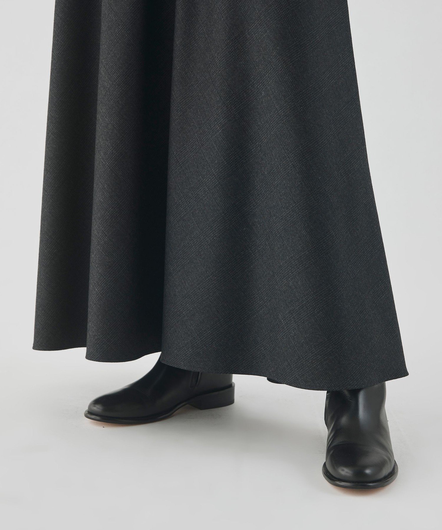 TOMORROWLAND｜フラノストレッチ ギャザーマキシスカート | Rakuten