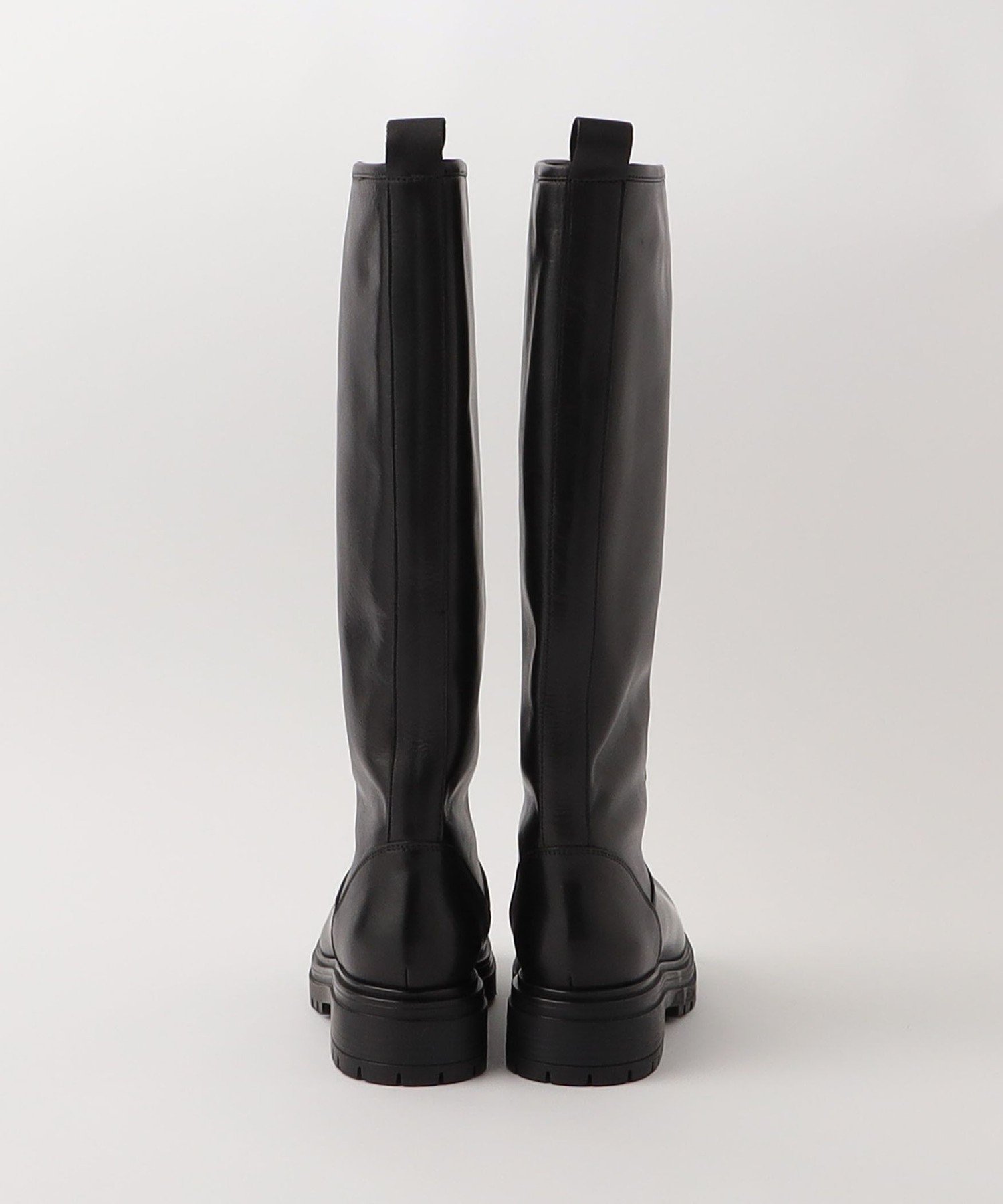 ユナイテッドアローズ　CORSO ROMA 9 レザー ロングブーツ　ブラック UNITED ARROWS LTD. OUTLET｜<CORSO ROMA 9>レザー ロングブーツ