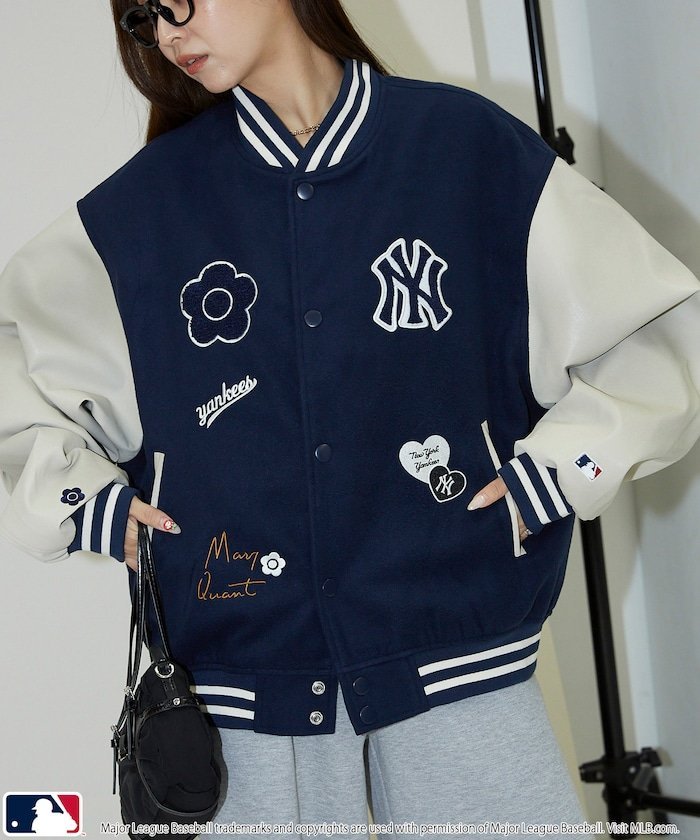 FREAK'S STORE｜MLB×MARY QUANT PATCH STUDIUM JACKET/パッチ