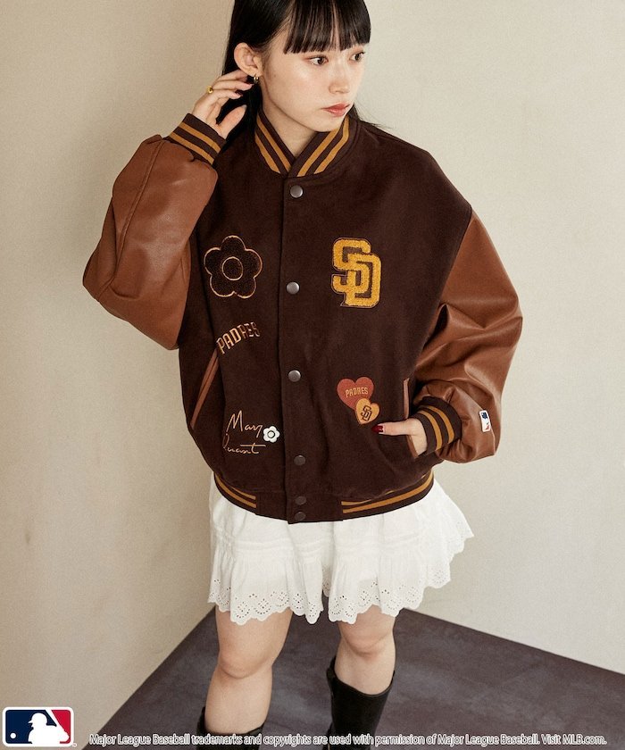 FREAK'S STORE｜MLB×MARY QUANT PATCH STUDIUM JACKET/パッチ