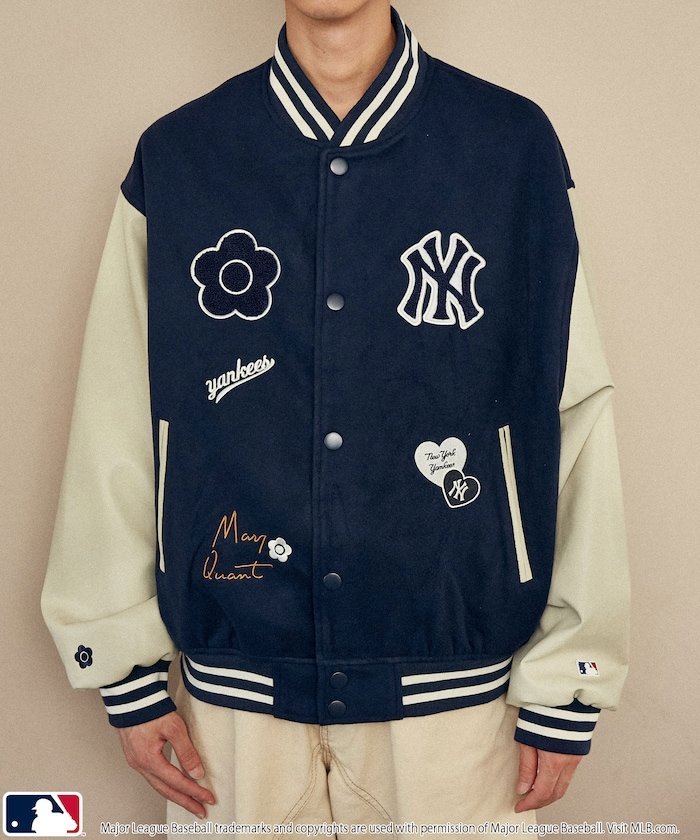 FREAK'S STORE｜MLB×MARY QUANT PATCH STUDIUM JACKET/パッチ