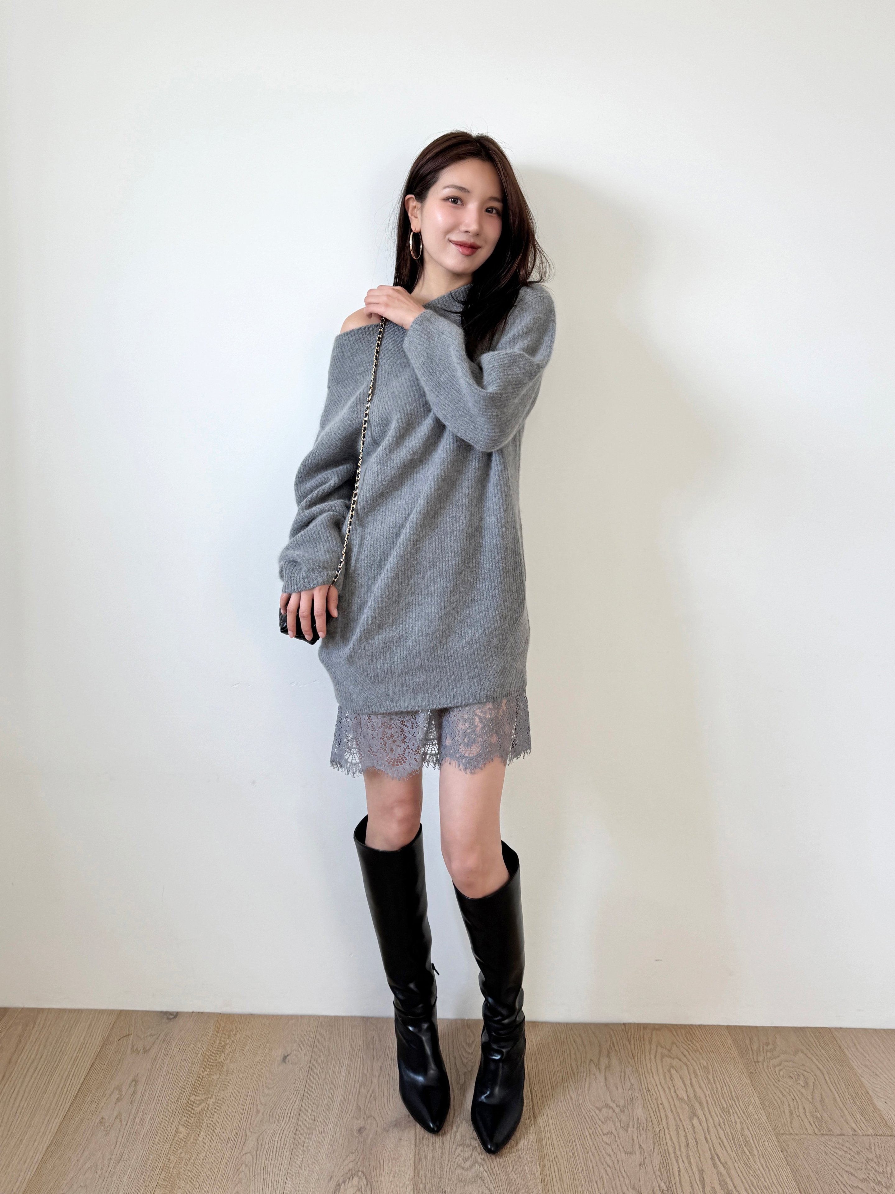 SNIDEL｜ニットセットキャミミニワンピース | Rakuten Fashion(楽天