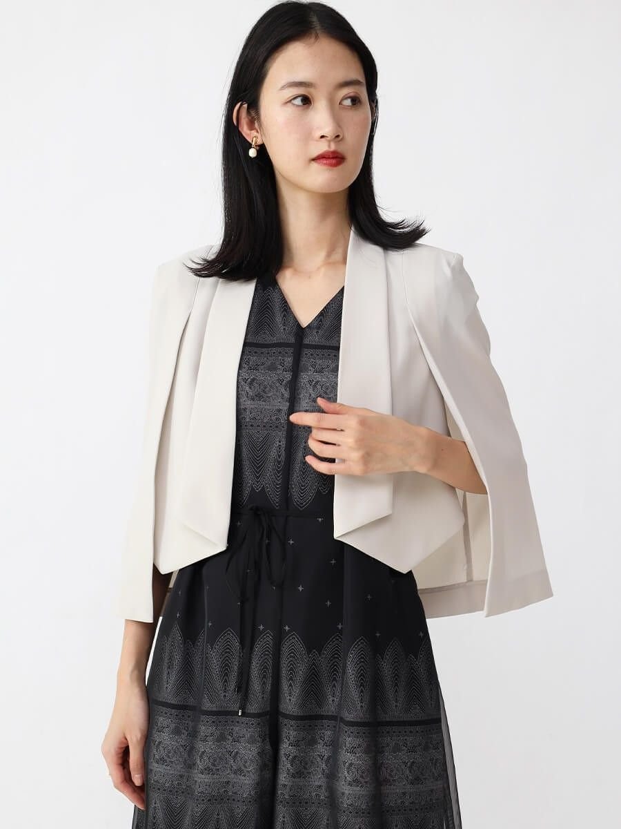 LASUD｜ケープデザインショートジャケット | Rakuten Fashion(楽天