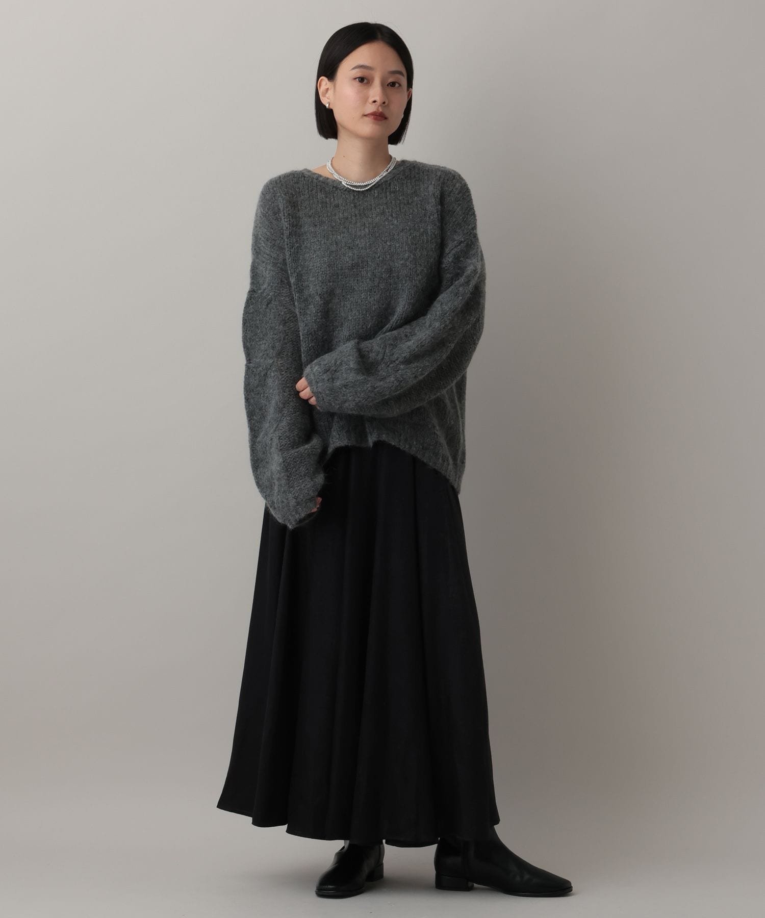 A part by｜ハクプリントキリカエフレアスカート | Rakuten Fashion