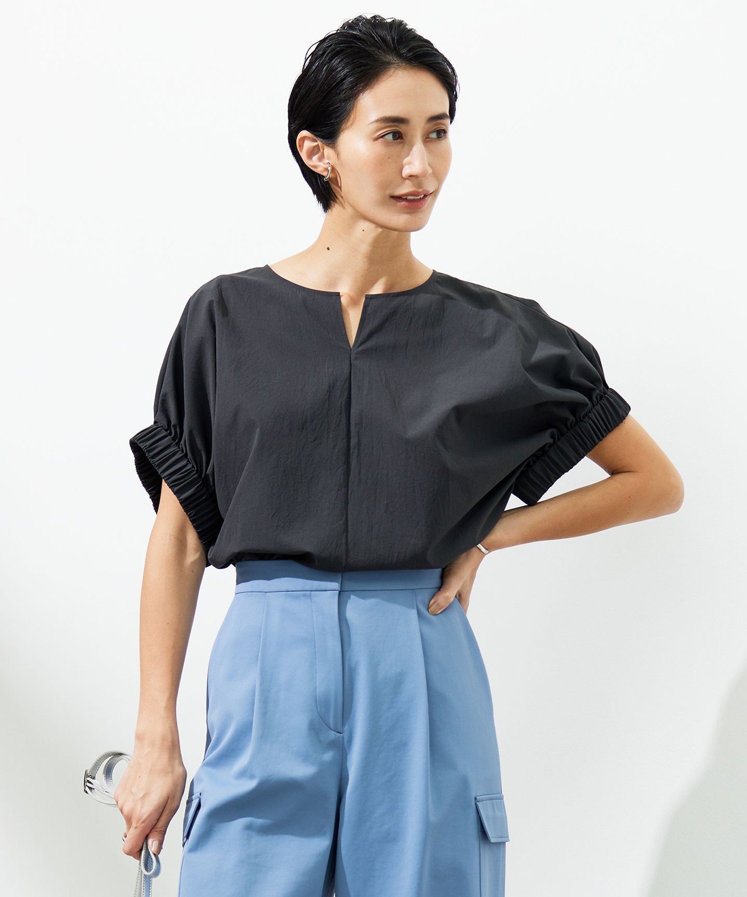 ICB｜【接触冷感・UVカット・洗える】ヴィンテージスパンブロード