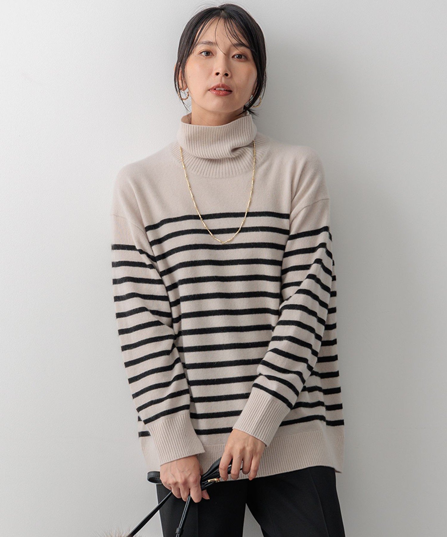 23区｜ピュアカシミヤ タートルネック ニット | Rakuten Fashion(楽天