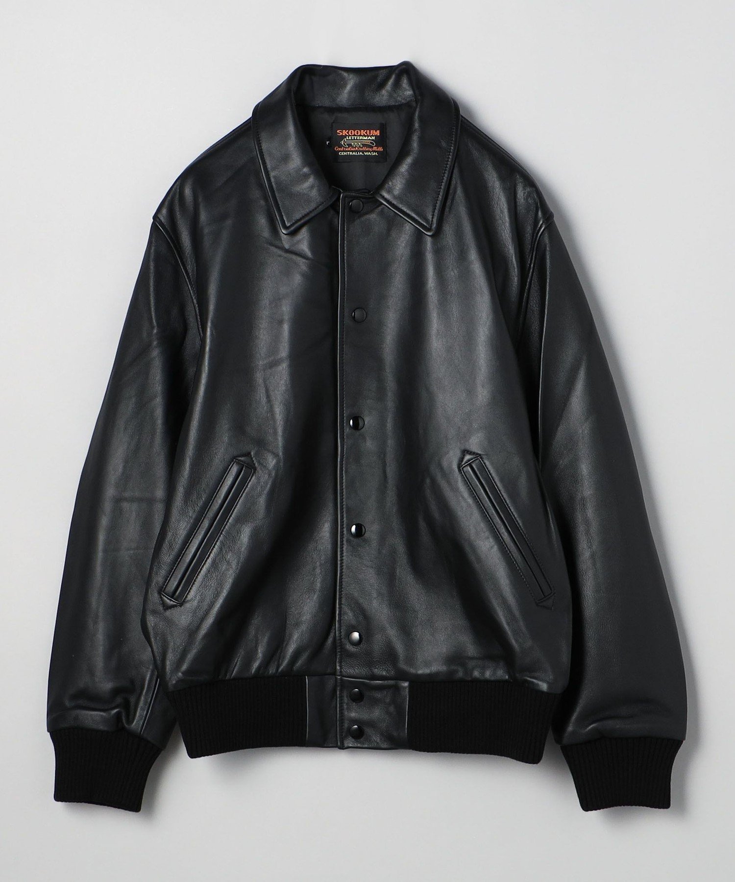 coen｜SKOOKUM*coen別注バイロンカラーレザージャケット(WEB限定サイズ