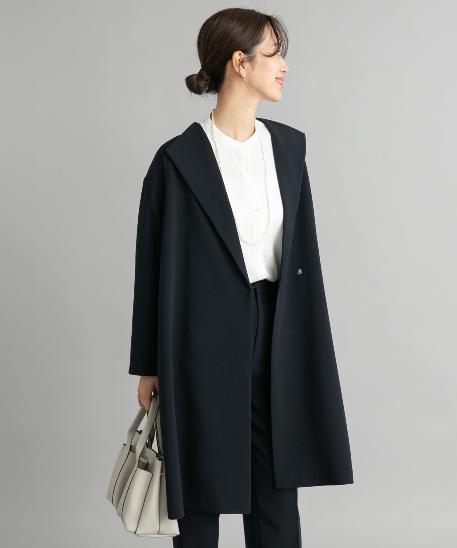 URBAN RESEARCH DOORS｜ダブルクロスガウンコート | Rakuten Fashion