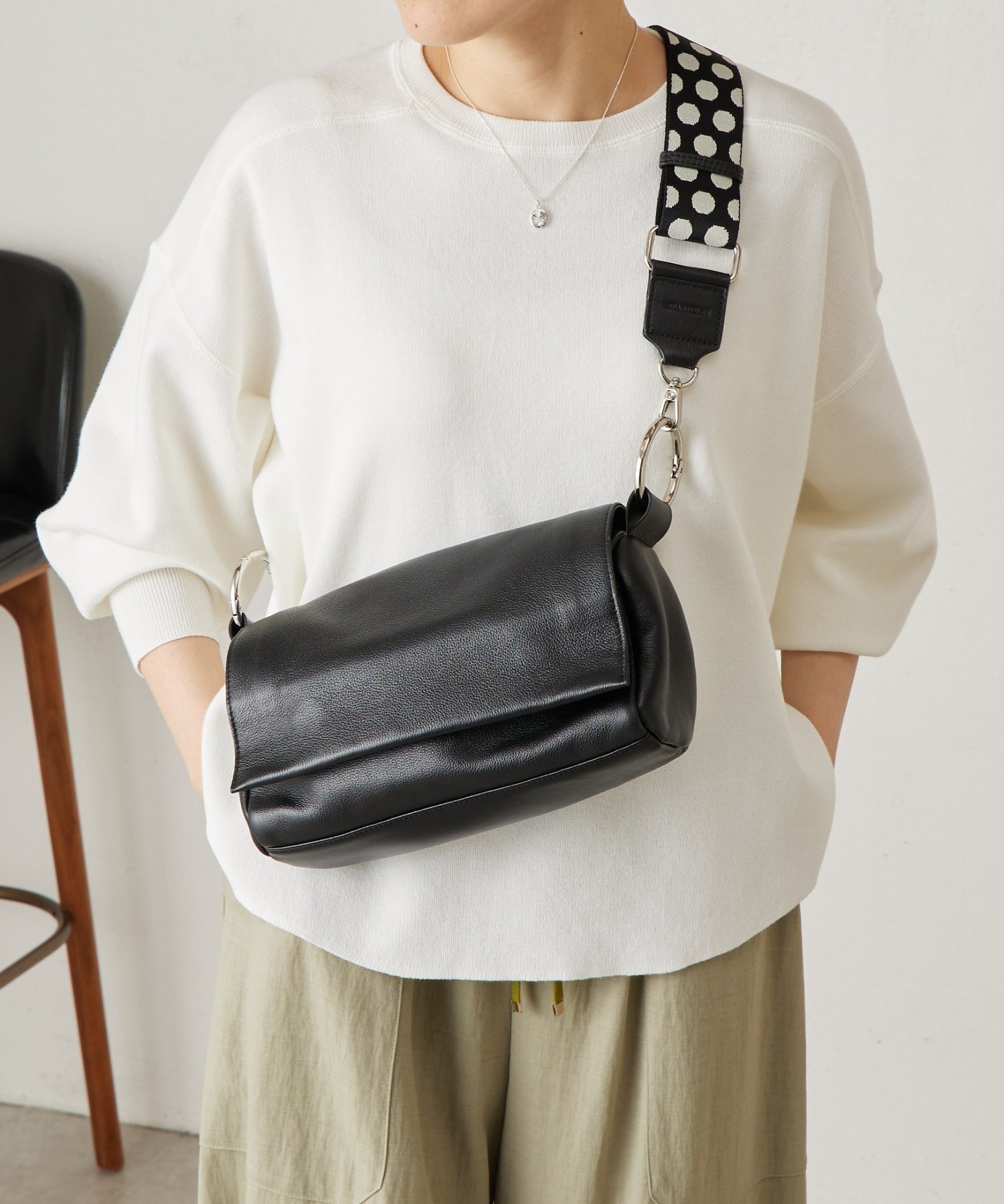 BEARDSLEY｜ショルダーベルト(ドット) | Rakuten Fashion(楽天