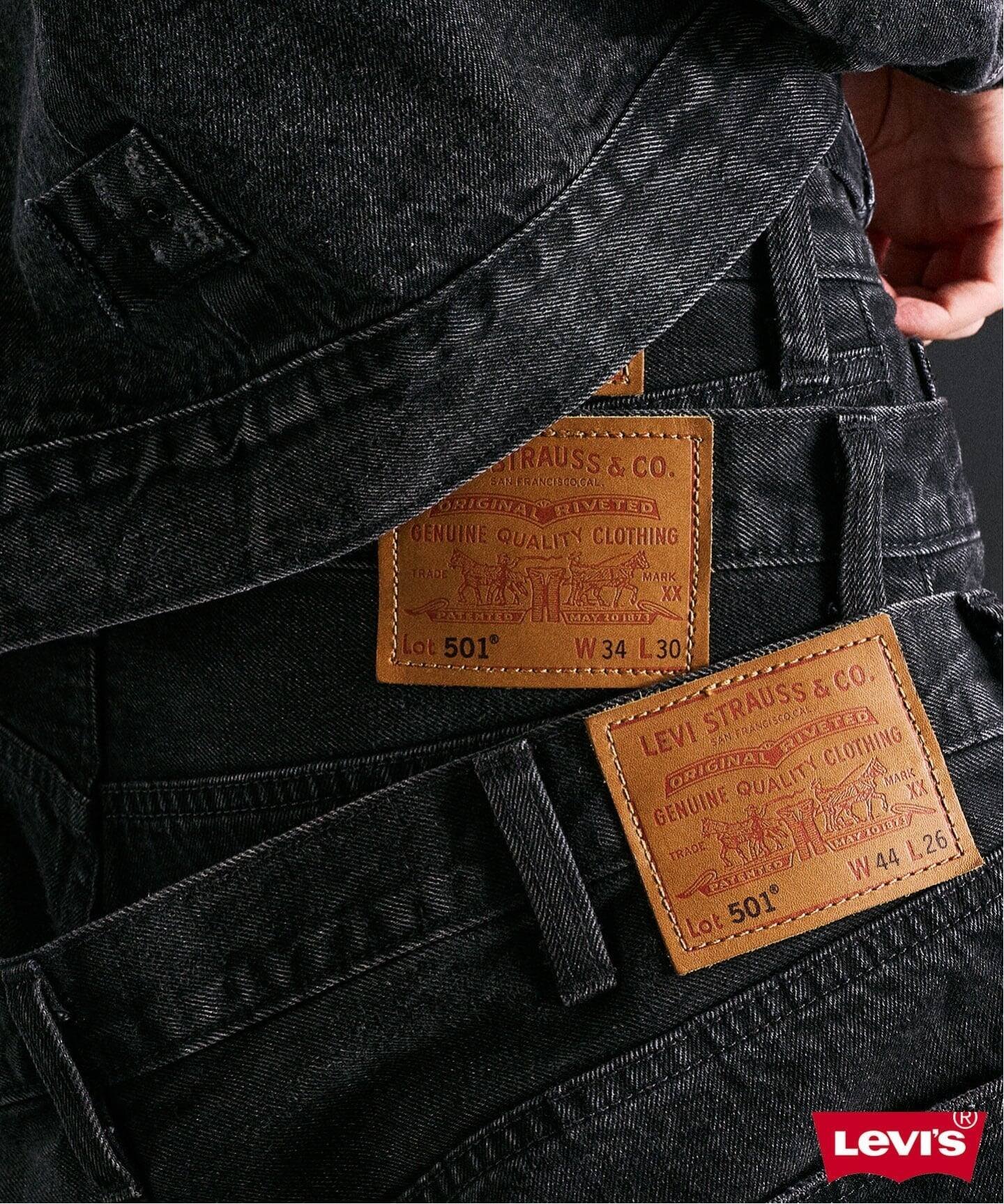 417 EDIFICE｜追加 Levi's(リーバイス) 30th 別注 501(R) BLACK L30