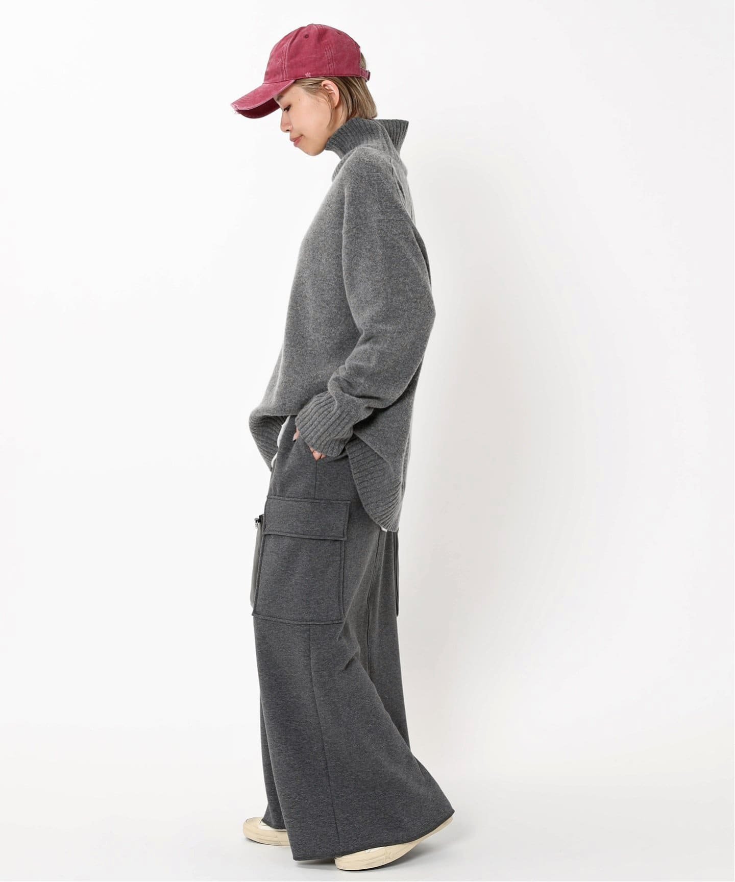 AP STUDIO｜ウォームスウェットカーゴスカート | Rakuten Fashion(楽天