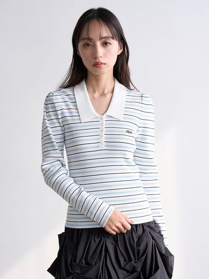 SNIDEL｜LACOSTE/ポロリブニット | Rakuten Fashion(楽天ファッション