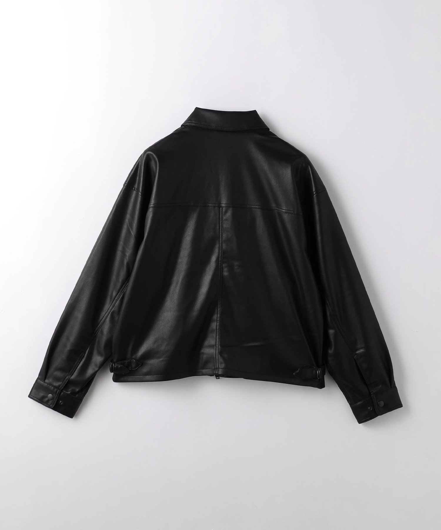 新品未使用タグ付き　CITEN レザーライクジャケット CITEN＞エッセンシャルレザーライクジャケット