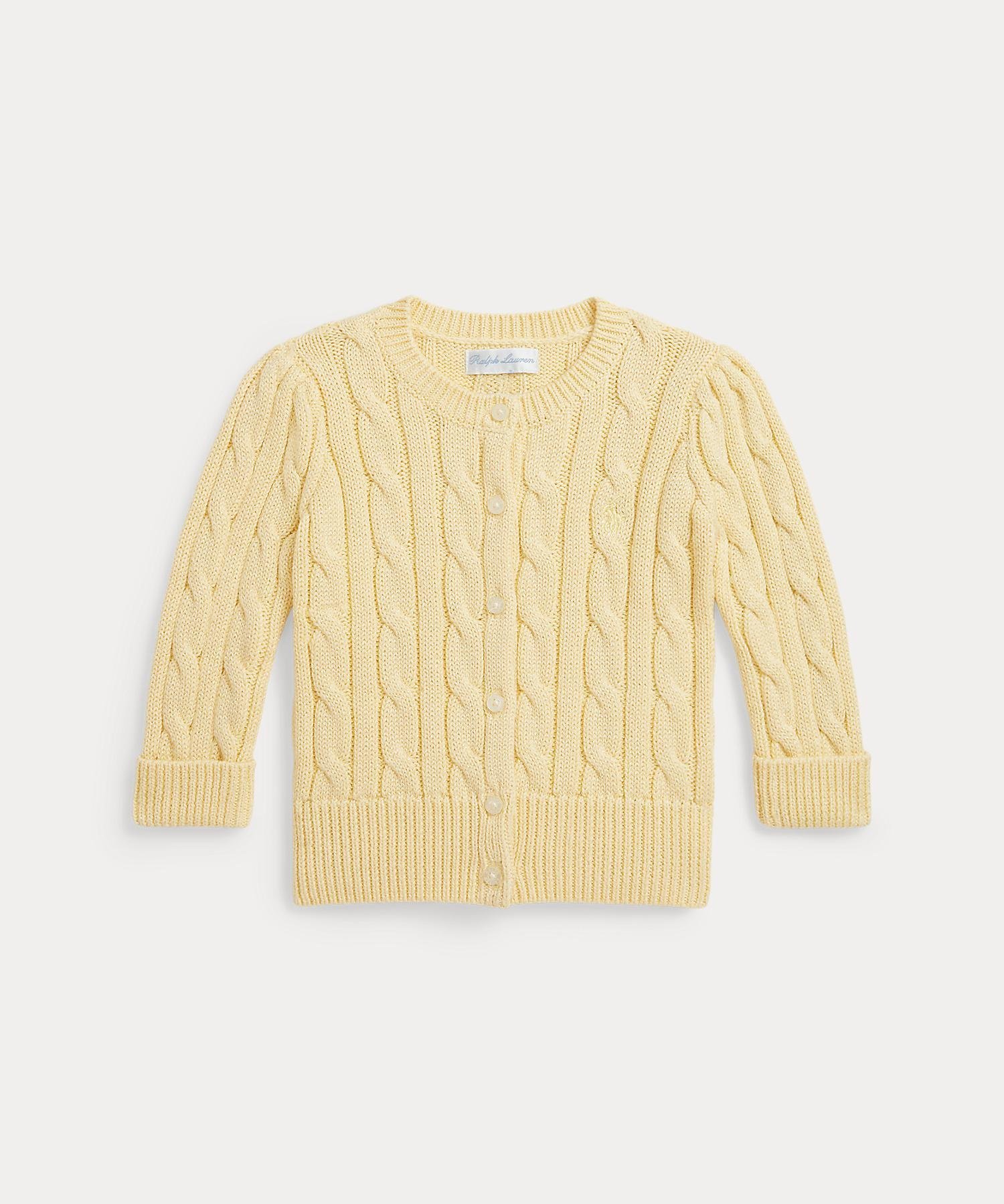 RALPH LAUREN｜(ベビー)メタリック ケーブルニット カーディガン