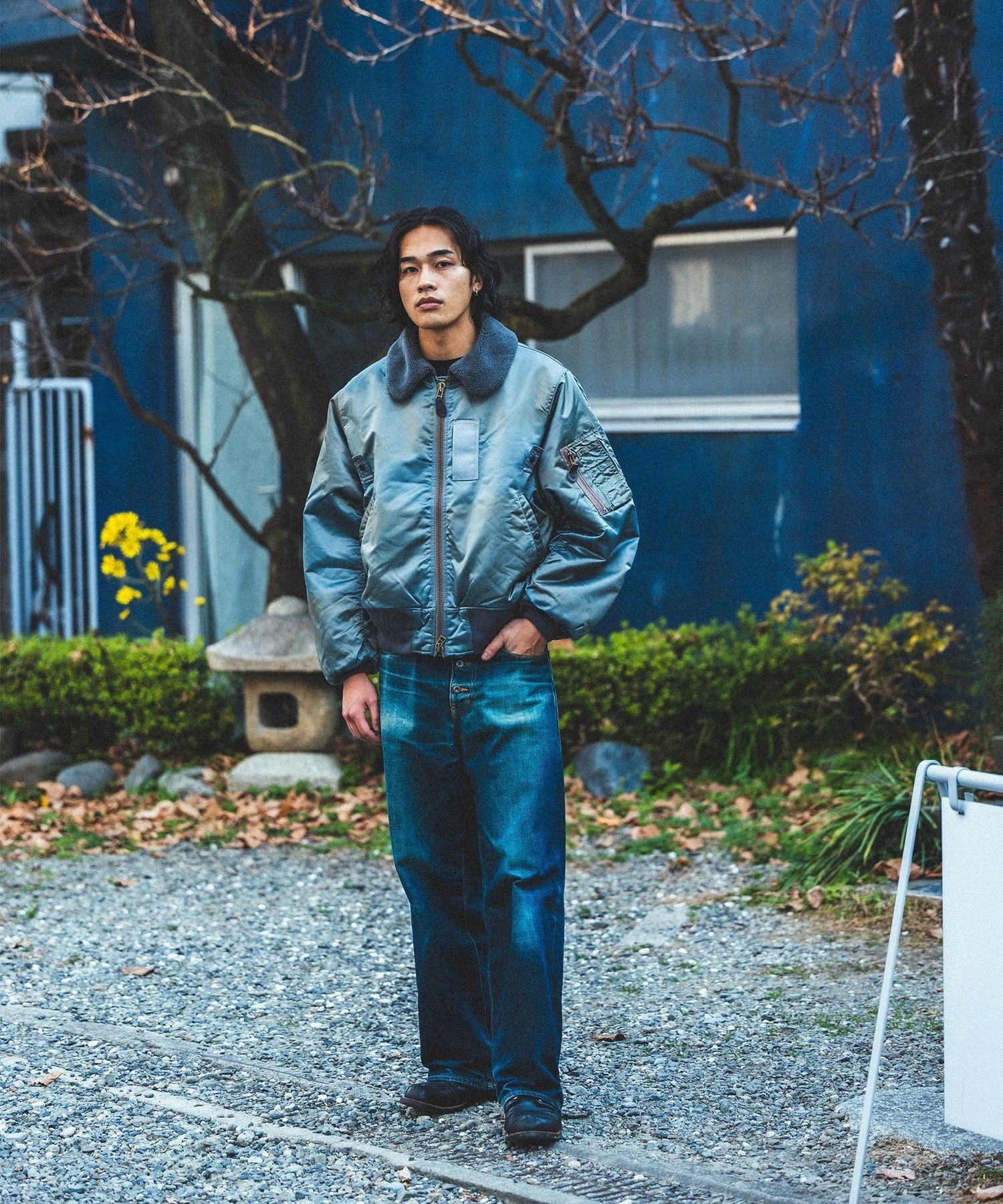 BEAMS MEN｜ワイドショートフィット B-15タイプ フライトジャケット