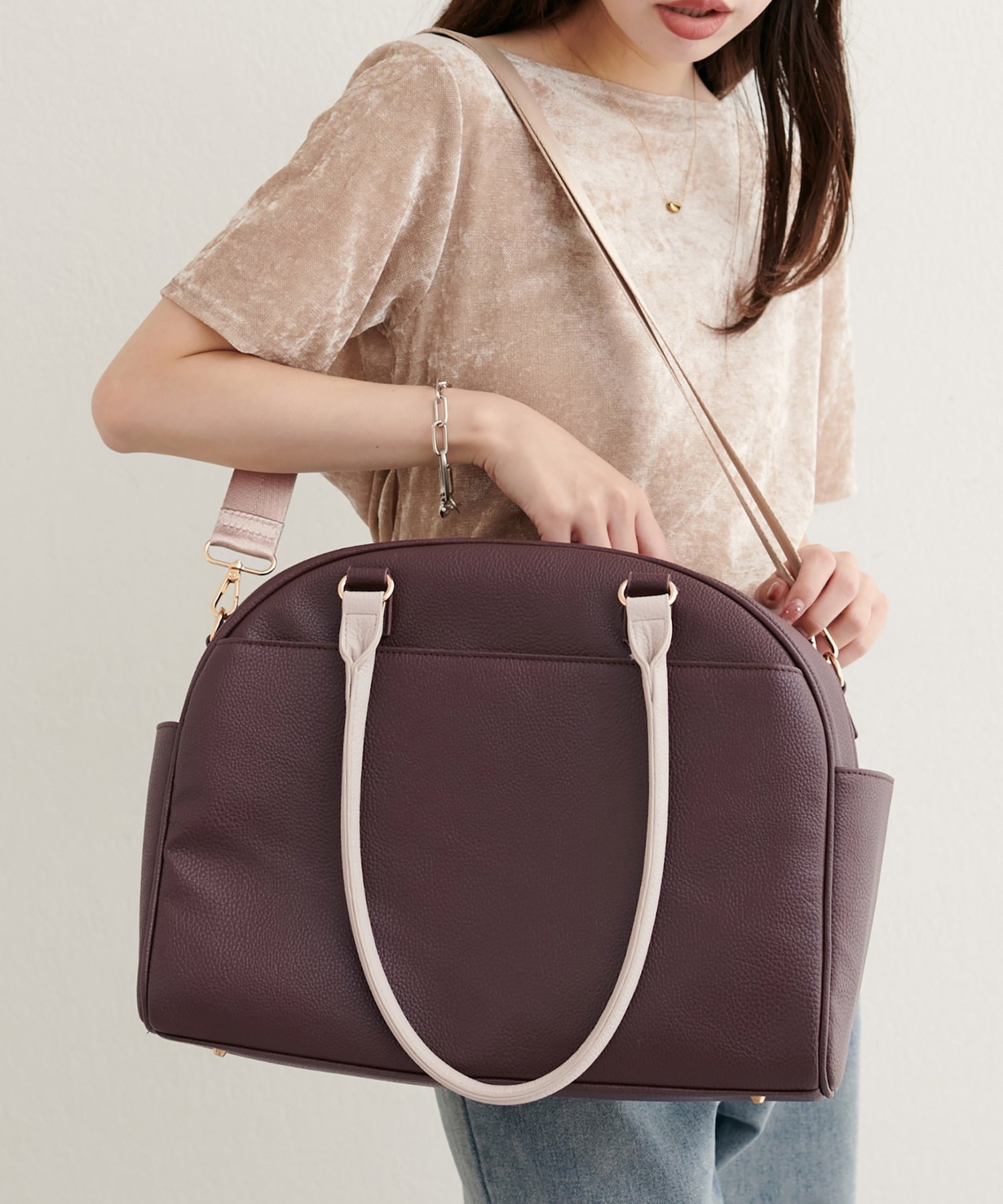 natural couture｜osonoボストンキャリーオンBAG | Rakuten Fashion