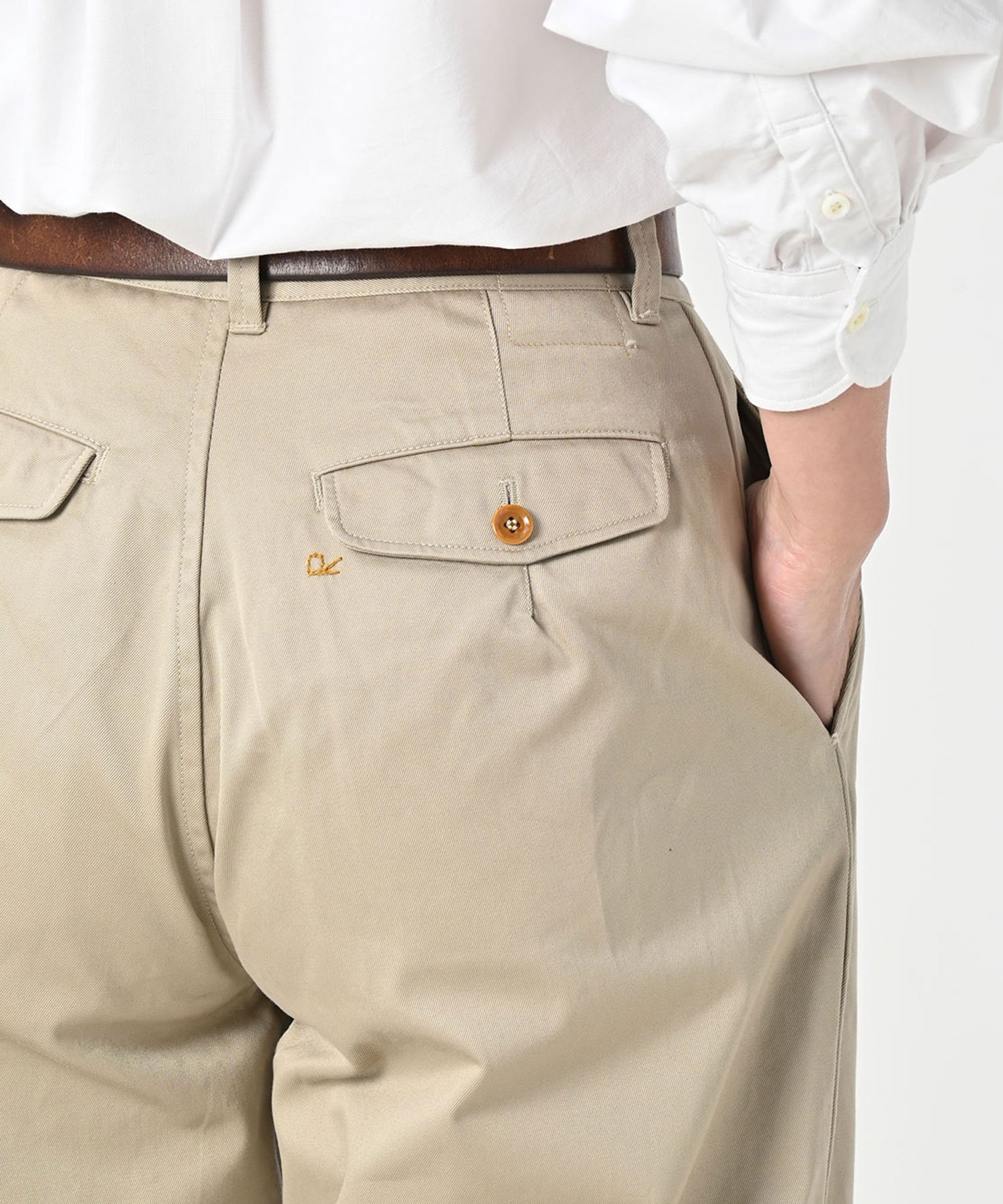 45R｜双糸チノのシャルロットバギー | Rakuten Fashion(楽天