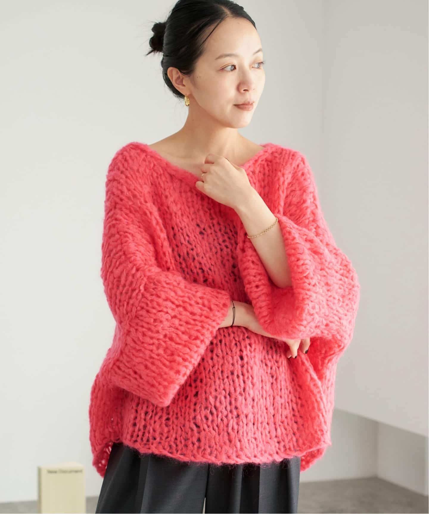 plage｜《追加》HAND KNIT ジャンボタム プルオーバー | Rakuten
